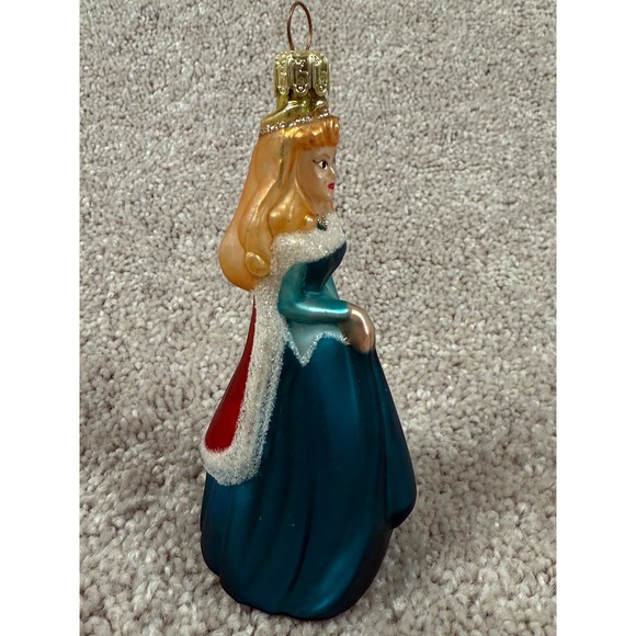 Disney Princess Aurora Glass Christmas Ornament Sleeping Beauty Fairytale 2001 - Picture 5 of 7